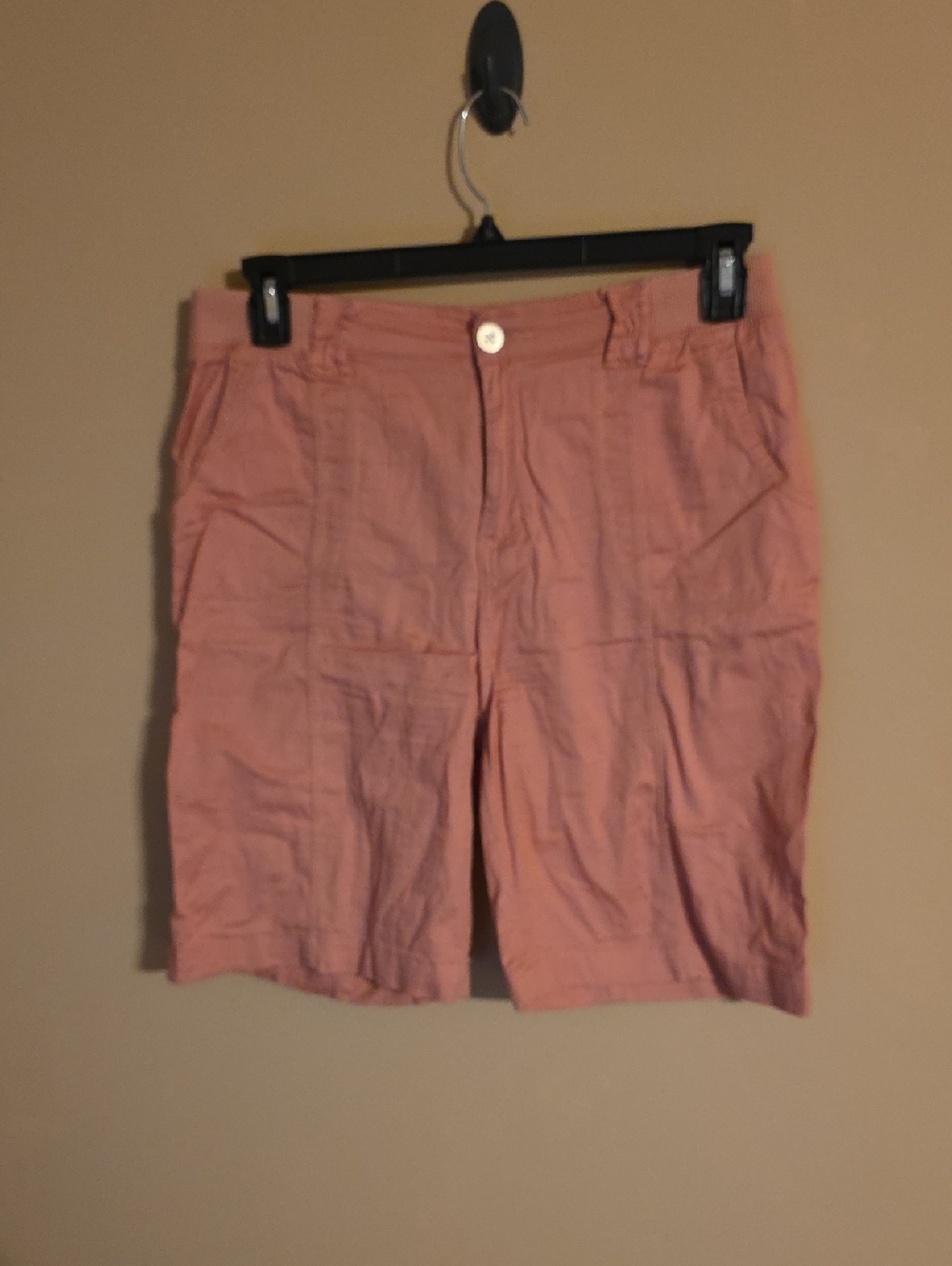 Womens Fresh Peach/Pink Color Shorts Size 10
